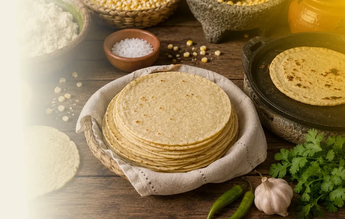 Tortilla de maíz 