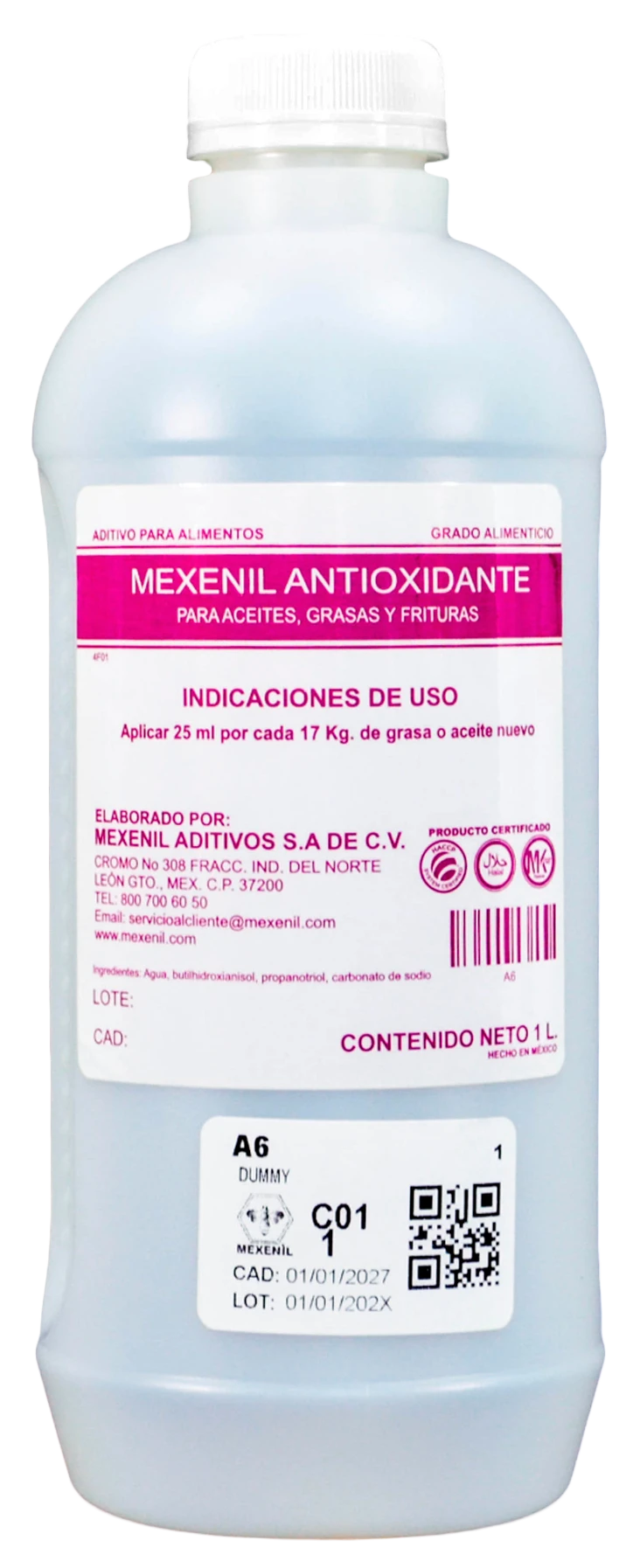 Antioxidante A6 para Aceite de Fritura