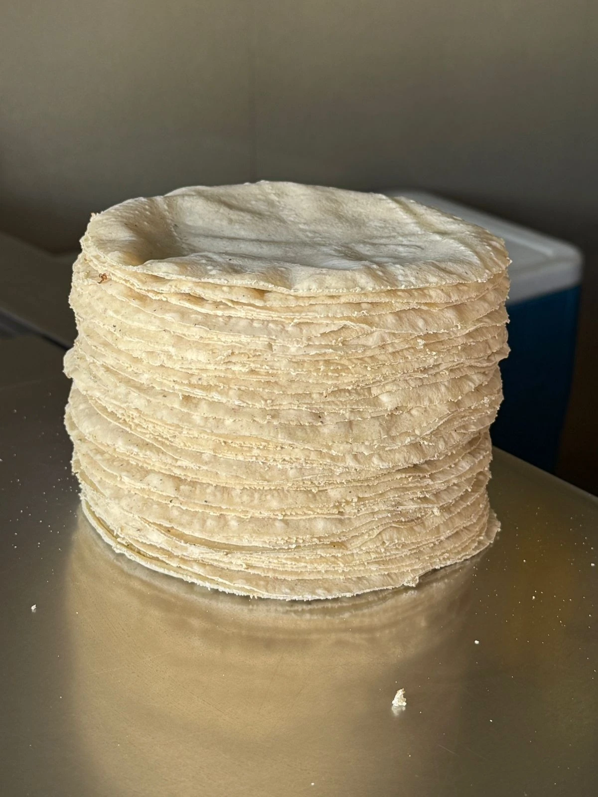 La blancura y el volumen favorecidos por Megaplus ayudan a obtener una tortilla con una apariencia más uniforme y atractiva.