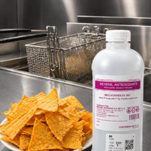 Se incorpora directamente al aceite frío, simplificando su integración al proceso habitual de fritura.